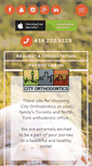 Mobile Screenshot of cityortho.ca